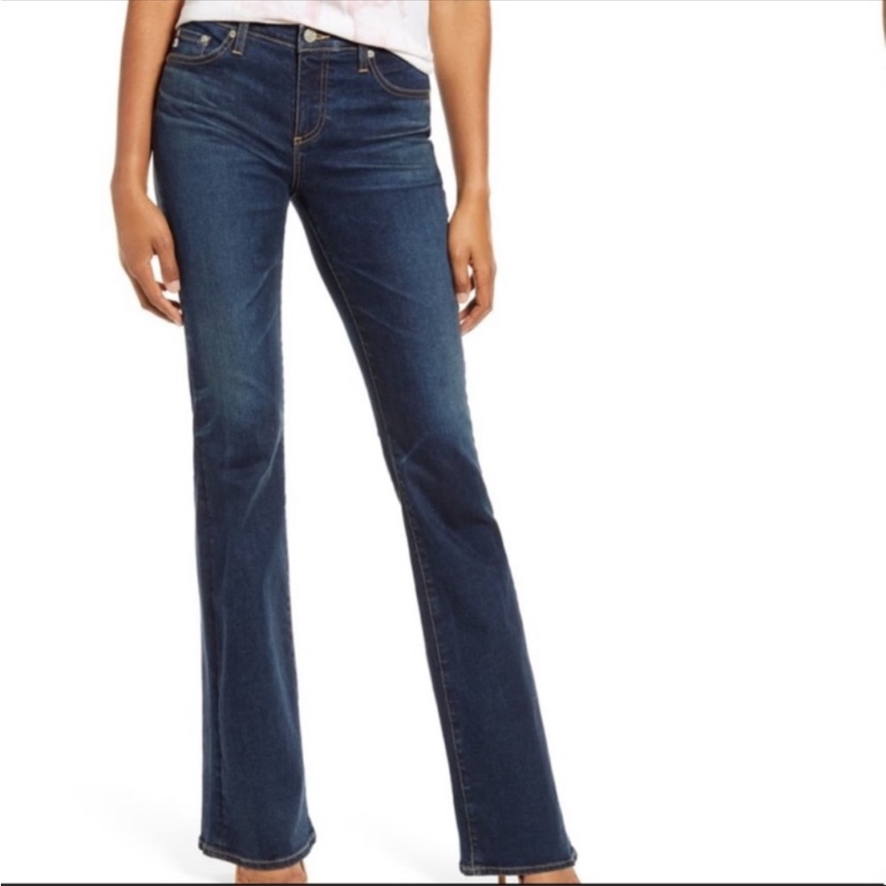 AG Adriano Goldschmied the Gemini bootcut jeans 28 dark Wash